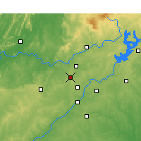Nearby Forecast Locations - Marietta - Kaart
