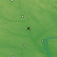 Nearby Forecast Locations - Iowa City - Kaart