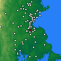 Nearby Forecast Locations - Milton - Kaart