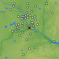 Nearby Forecast Locations - St Paul South - Kaart