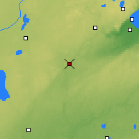 Nearby Forecast Locations - Moose Lake - Kaart