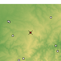 Nearby Forecast Locations - Monett - Kaart