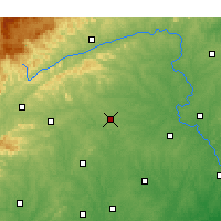 Nearby Forecast Locations - Statesville - Kaart