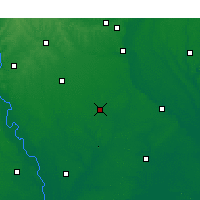 Nearby Forecast Locations - Lumberton - Kaart