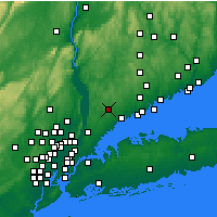 Nearby Forecast Locations - White Plains - Kaart