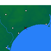Nearby Forecast Locations - North Myrtle Beach - Kaart
