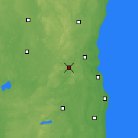 Nearby Forecast Locations - Waukesha - Kaart