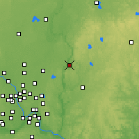 Nearby Forecast Locations - Osceola - Kaart
