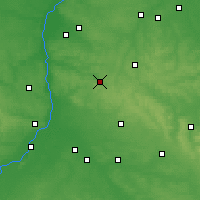 Nearby Forecast Locations - Kraśnik - Kaart