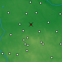 Nearby Forecast Locations - Piątek - Kaart