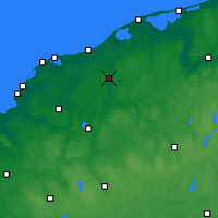 Nearby Forecast Locations - Słupsk - Kaart