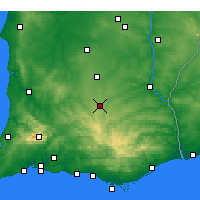 Nearby Forecast Locations - Almodôvar - Kaart