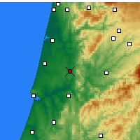 Nearby Forecast Locations - Mealhada - Kaart