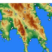 Nearby Forecast Locations - Sparta - Kaart