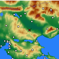 Nearby Forecast Locations - Nigrita - Kaart