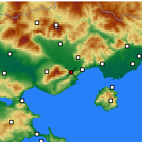 Nearby Forecast Locations - Eleftheroupoli - Kaart