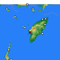 Nearby Forecast Locations - Monolithos - Kaart