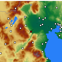 Nearby Forecast Locations - Veria - Kaart
