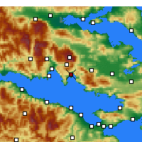 Nearby Forecast Locations - Antikyra - Kaart