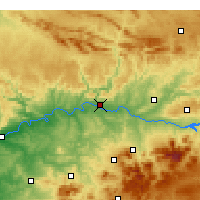 Nearby Forecast Locations - Andújar - Kaart