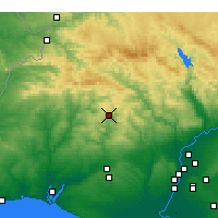Nearby Forecast Locations - Nerva - Kaart