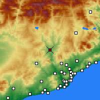 Nearby Forecast Locations - Manresa - Kaart