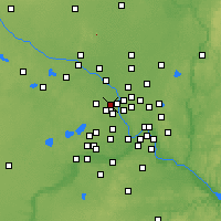 Nearby Forecast Locations - Mine./Crystal - Kaart