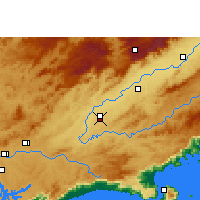 Nearby Forecast Locations - São José dos Campos - Kaart