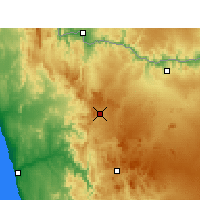 Nearby Forecast Locations - Steinkopf - Kaart