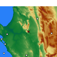 Nearby Forecast Locations - Piketberg - Kaart