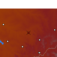 Nearby Forecast Locations - Senekal - Kaart