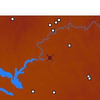 Nearby Forecast Locations - Bothaville - Kaart
