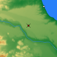 Nearby Forecast Locations - Pico Truncado - Kaart