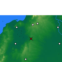 Nearby Forecast Locations - Sahagún - Kaart