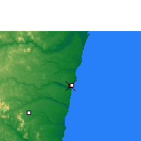 Nearby Forecast Locations - Porto Seguro - Kaart