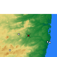 Nearby Forecast Locations - Limoeiro - Kaart