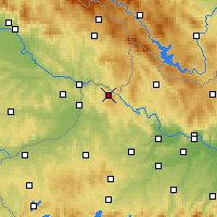 Nearby Forecast Locations - Vichtenstein - Kaart