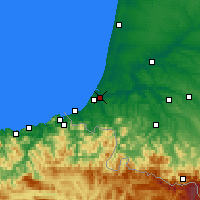 Nearby Forecast Locations - Bayonne - Kaart