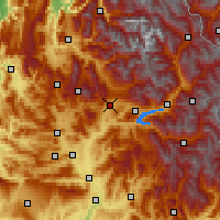 Nearby Forecast Locations - Gap - Kaart