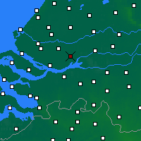 Nearby Forecast Locations - Dordrecht - Kaart