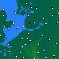 Nearby Forecast Locations - Emmeloord - Kaart