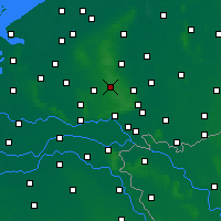 Nearby Forecast Locations - Hoenderloo - Kaart