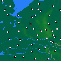 Nearby Forecast Locations - Nijkerk - Kaart