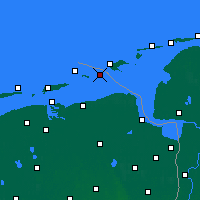 Nearby Forecast Locations - Rottumeroog - Kaart