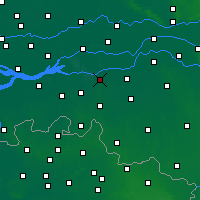 Nearby Forecast Locations - Waalwijk - Kaart