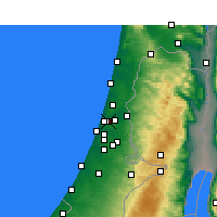 Nearby Forecast Locations - Benee Brak - Kaart
