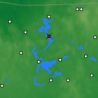 Nearby Forecast Locations - Giżycko - Kaart