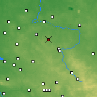 Nearby Forecast Locations - Kłobuck - Kaart