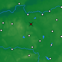 Nearby Forecast Locations - Międzyrzecz - Kaart