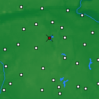 Nearby Forecast Locations - Żnin - Kaart